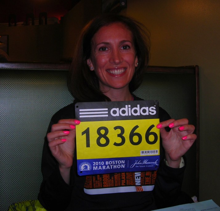 my bib, I guess I am running!