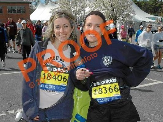 Walking to our corral in our throaway clothes