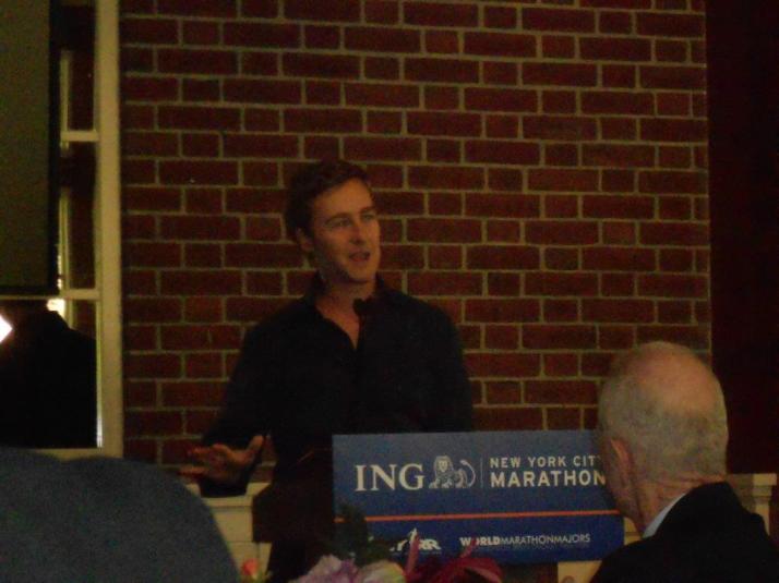 2011 New York City Marathon Footlocker Five Boro Challenge  ed norton