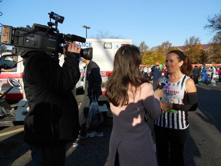 new york city marathon 2011 Footlocker five boro challenge nyrr elizabeth maiuolo ny1 news (1)