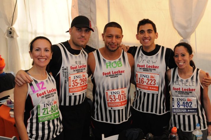 new york city marathon 2011 Footlocker five boro challenge nyrr elizabeth maiuolo team