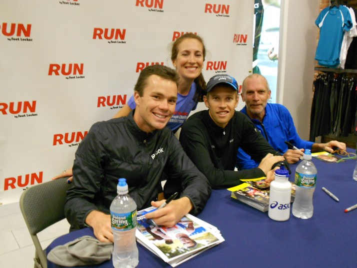 new york city marathon 2011 Footlocker five boro challenge nyrr expo elizabeth maiuolo run footlocker (23) bart yasso bobby curtis