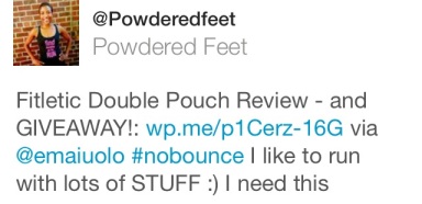 powderedfeet giveaway fitletic