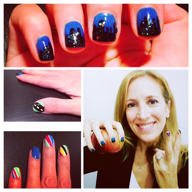 tcs new york city marathon nails nailart art marathon